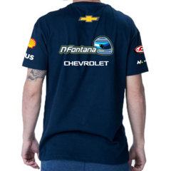 Remera Chevrolet Tc Norberto Fontana Azul Marino en internet