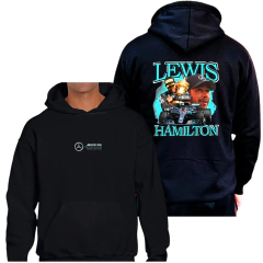 Buzo Lewis Hamilton 44 Mercedes F1 Black