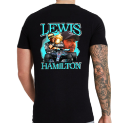Remera Lewis Hamilton 44 Mercedes F1 Black - comprar online