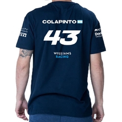 Remera Franco Colapinto 43 Williams F1 Blue en internet