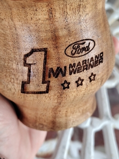 Mate Algarrobo y Acero Mariano Werner Ford TC con bombilla de Regalo - tienda online