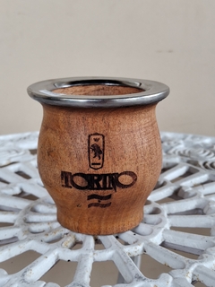 Mate Algarrobo y Acero Torino Orgullo Argentino con bombilla de Regalo - tienda online