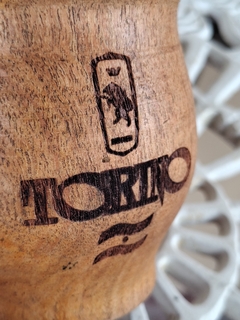 Mate Algarrobo y Acero Torino Orgullo Argentino con bombilla de Regalo en internet