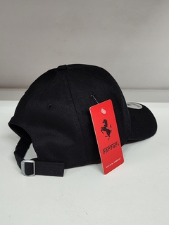 Gorra Scuderia Ferrari F1 Gabardina Black - TC GARAGE