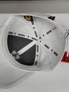 Gorra Scuderia Ferrari F1 Gabardina White - tienda online