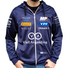 Campera F2 Franco Colapinto Williams F1 Blue Ketten con friza