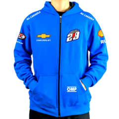 Campera Chevrolet Tc Gaston Mazzacane Azul Francia - comprar online