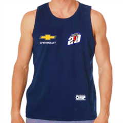 Musculosa Chevrolet TC Gaston Mazzacane Azul Marino - comprar online