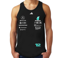 Musculosa Mercedes Petronas F1 Kimi Antonelli negro en internet