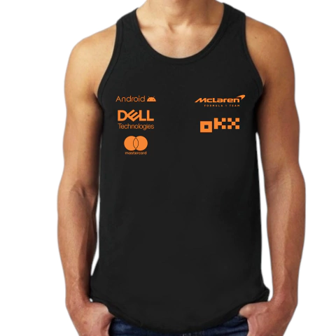 Musculosa Mclaren F1 negro - comprar online