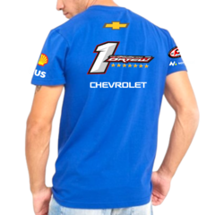 Remera Chevrolet TC Guillermo Ortelli Azul Francia en internet