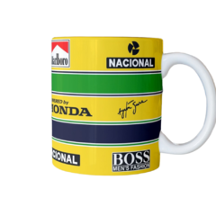 Taza Ayrton Senna Casco McLaren Honda F1