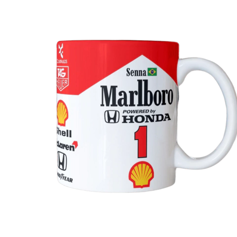 Taza Ayrton Senna McLaren Honda n 1 F1