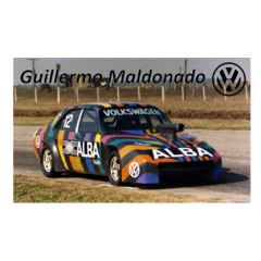 Poster Guillermo Yoyo Maldonado VW 1500 Policromatico TC2000 1988