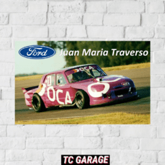 Poster Juan Maria Traverso Ford TC 1998 - comprar online