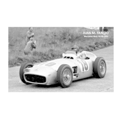 Poster Juan Manuel fangio Mercedes W196 F1