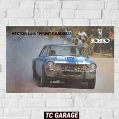 Poster Hector luis gradassi Torino TC 1967 CGT - comprar online