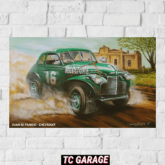 Poster Juan Manuel Fangio Chevrolet - comprar online