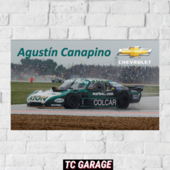 Poster Agustin Canapino Chevrolet TC 2018 - comprar online