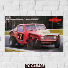 Poster Juan Manuel bordeu La Coloradita Chevrolet - comprar online