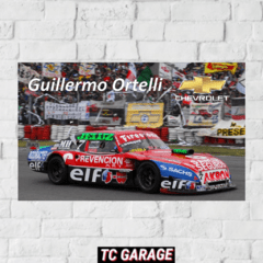 Poster Chevrolet Guillermo Ortelli TC 2008 Campeon - comprar online