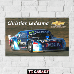 Poster Chevrolet Christian Ledesma TC 2007 Campeon - comprar online