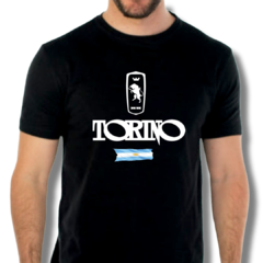 Remera Torino Orgullo Argentino Negra