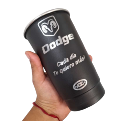 Vaso Aluminio Dodge TC Fernetero Cervecero Metalico