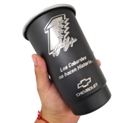 Vaso Aluminio Agustin Canapino Chevrolet TC Fernetero Cervecero