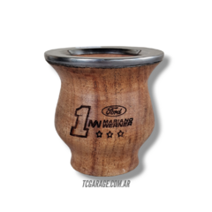 Mate Algarrobo y Acero Mariano Werner Ford TC con bombilla de Regalo
