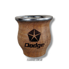 Mate Algarrobo y Acero Dodge TC con bombilla de Regalo