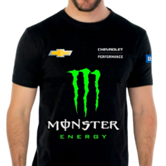 Remera Monster Energy Chevrolet Performance