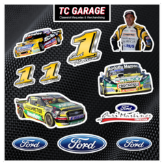 Plancha Stickers Guri Omar Martinez Ford TC 2024