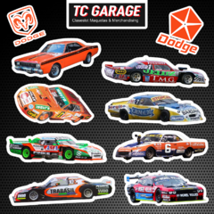 Plancha Stickers Dodge TC Historicos Varios