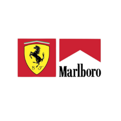 Calcomania Ferrari Marlboro F1