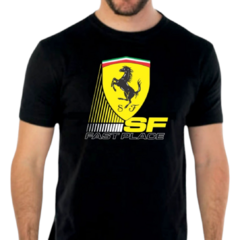 Remera Ferrari Fast Place Black - comprar online