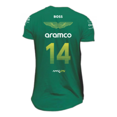 Remera Fernando Alonso Aston Martin F1 Team verde en internet