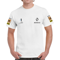 Remera Renault Fuego TC2000 Juan Maria Traverso blanco - comprar online