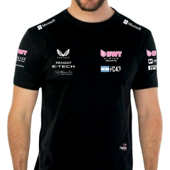 Remera Franco Colapinto 43 Alpine F1 Negro - comprar online