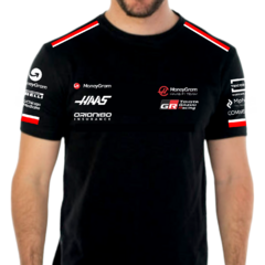 Remera Moneygram Haas F1 Team Toyota Gazoo Racing negro - comprar online