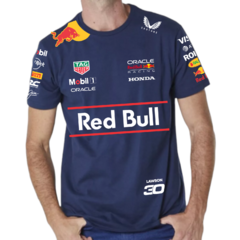 Remera Red Bull Racing F1 2025 Lawson azul marino en internet