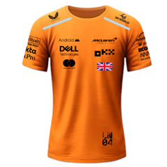 Remera Mclaren F1 team Lando Norris naranja - comprar online