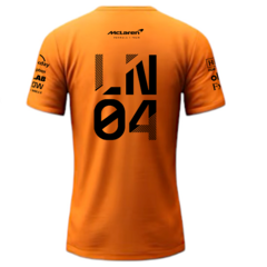 Remera Mclaren F1 team Lando Norris naranja en internet