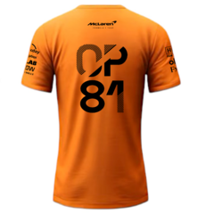 Remera Mclaren F1 team Oscar Piastri naranja en internet