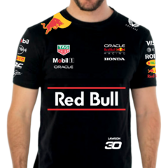 Remera Red Bull Racing F1 2025 Lawson negro - comprar online