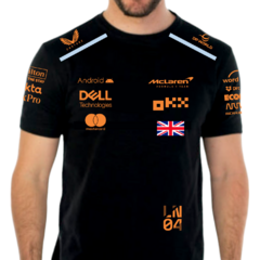 Remera Mclaren Lando Norris F1 negro en internet