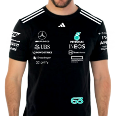 Remera AMG Mercedes Benz George Rusell 2024 Team F1 - comprar online
