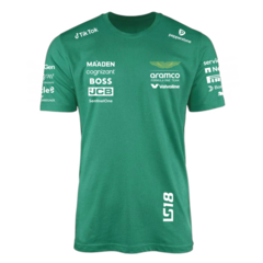 Remera Aston Martin F1 Team Lance Stroll verde en internet