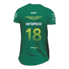 Remera Aston Martin F1 Team Lance Stroll verde - comprar online