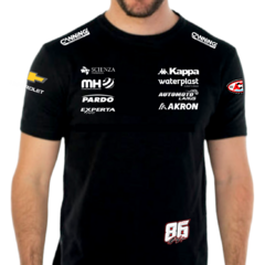 Remera Agustin Canapino 86 Chevrolet TC Canning Motorsports negra